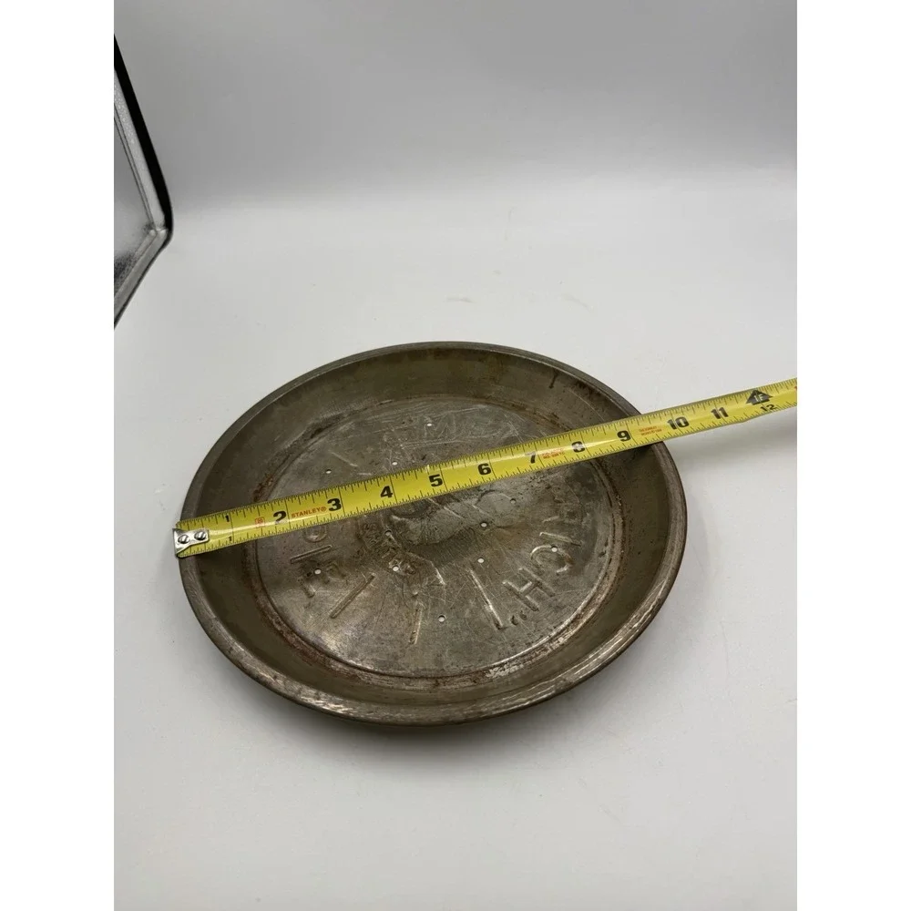 Vintage Mrs. Smith's Mello-Rich Pie Pan - Tin / Metal - 9.5
